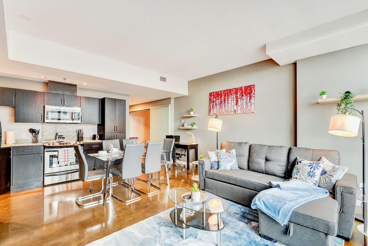 Modern 2Br Condo - King Bed - Downtown City Views YYC Exteriér fotografie