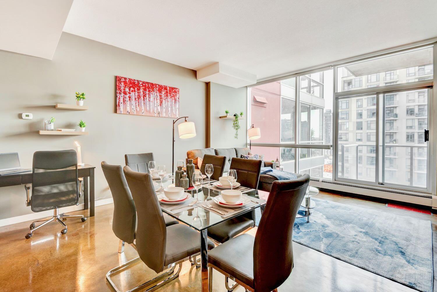 Modern 2Br Condo - King Bed - Downtown City Views YYC Exteriér fotografie